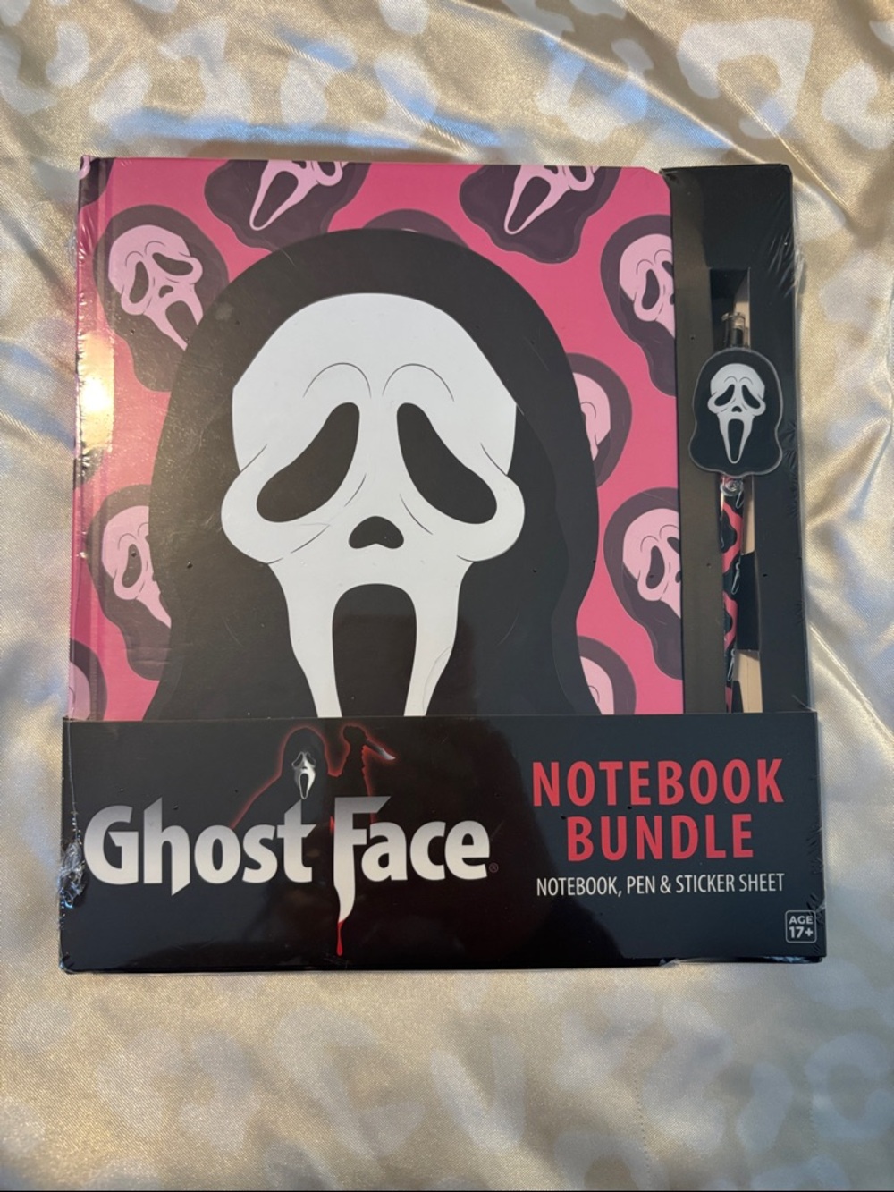 Ghost Face Pink & Black Notebook Bundle